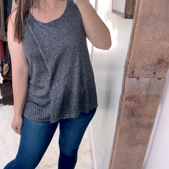 H by Halston metallic sleeveless top new size medium - Picture 1 of 4